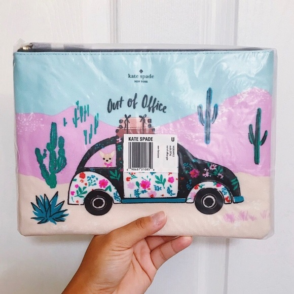 🚫SOLD🚫 NWT 🏜 Kate Spade New Horizons Clutch - Picture 6 of 6